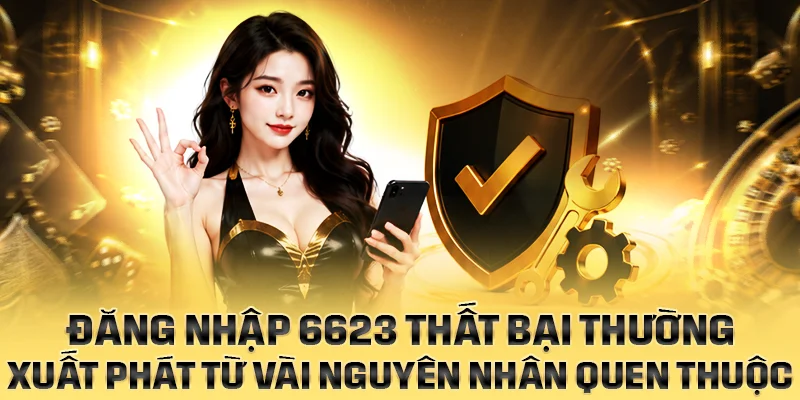 Đăng nhập 6623 thất bại thường xuất phát từ vài nguyên nhân quen thuộc