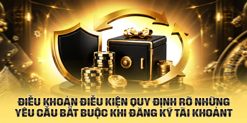 Điều khoản điều kiện quy định rõ những yêu cầu bắt buộc khi đăng ký tài khoản